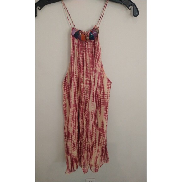 Zara  Tie Dye  sleeveless Mini Dress Nwt  boho In Each Feminine - Picture 1 of 10